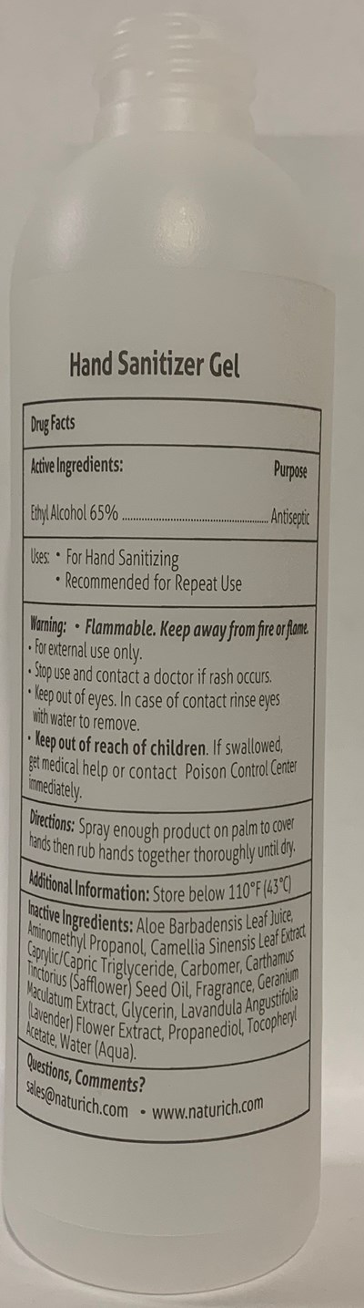 Hand Sanitizer Gel Back.jpg Hand Sanitizer Gel Back - Hand Sanitizer Gel Back